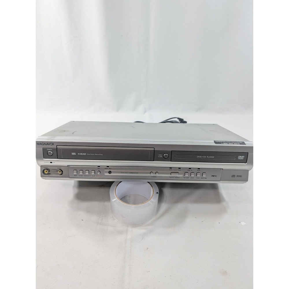 Magnavox DVD VCR Combo MSD804 No Remote Tested And Fully Functional